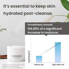 HEIMISH All Clean Balm being massaged in hand to dissolve waterproof makeup benefit