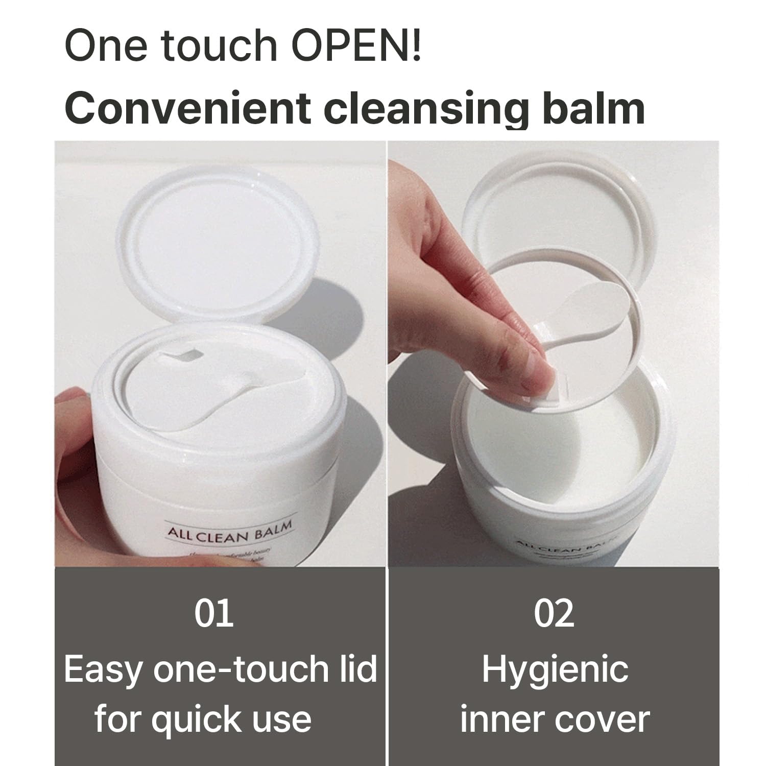 HEIMISH All Clean Balm styled on bathroom shelf for relaxing skincare routine benefit