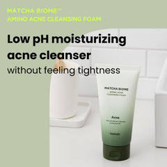 HEIMISH creamy foam texture demonstrating gentle deep cleansing