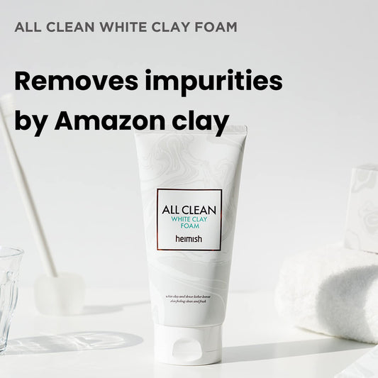 HEIMISH creamy foam texture close-up for gentle cleanse