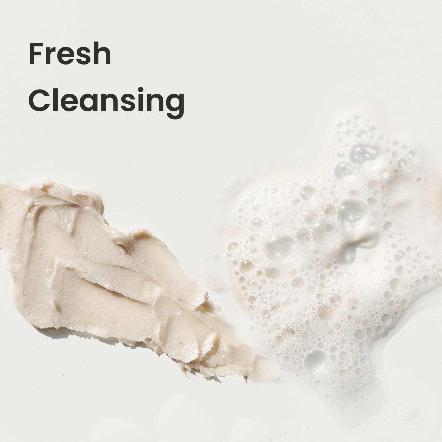 HEIMISH cleanser in use during double-cleansing at sink