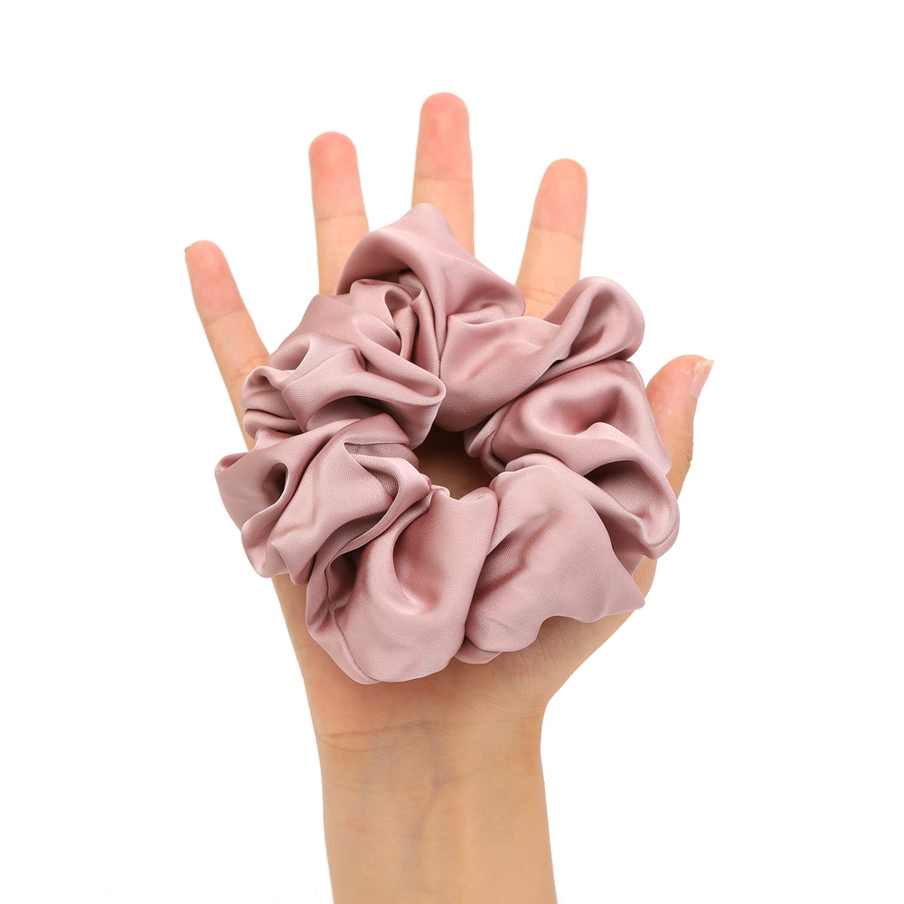 Helamvly scrunchie in lifestyle bedroom scene showing comfortable sleep-friendly wear
