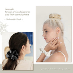 Helamvly fabric close-up highlighting glossy satin texture and soft feel