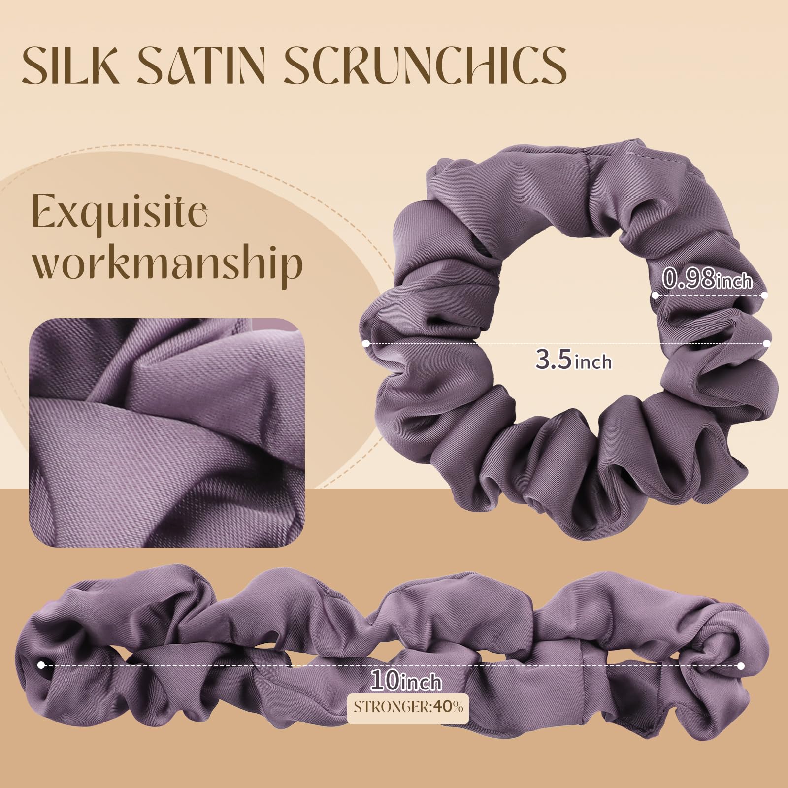 Helamvly gift box open with scrunchies displayed, ideal for gifting and storage