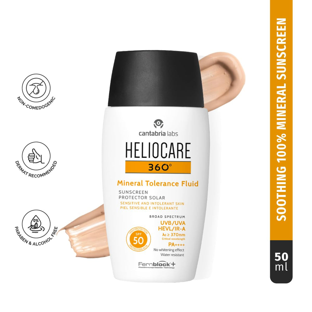 Heliocare texture close-up illustrating lightweight absorbent formula benefit
