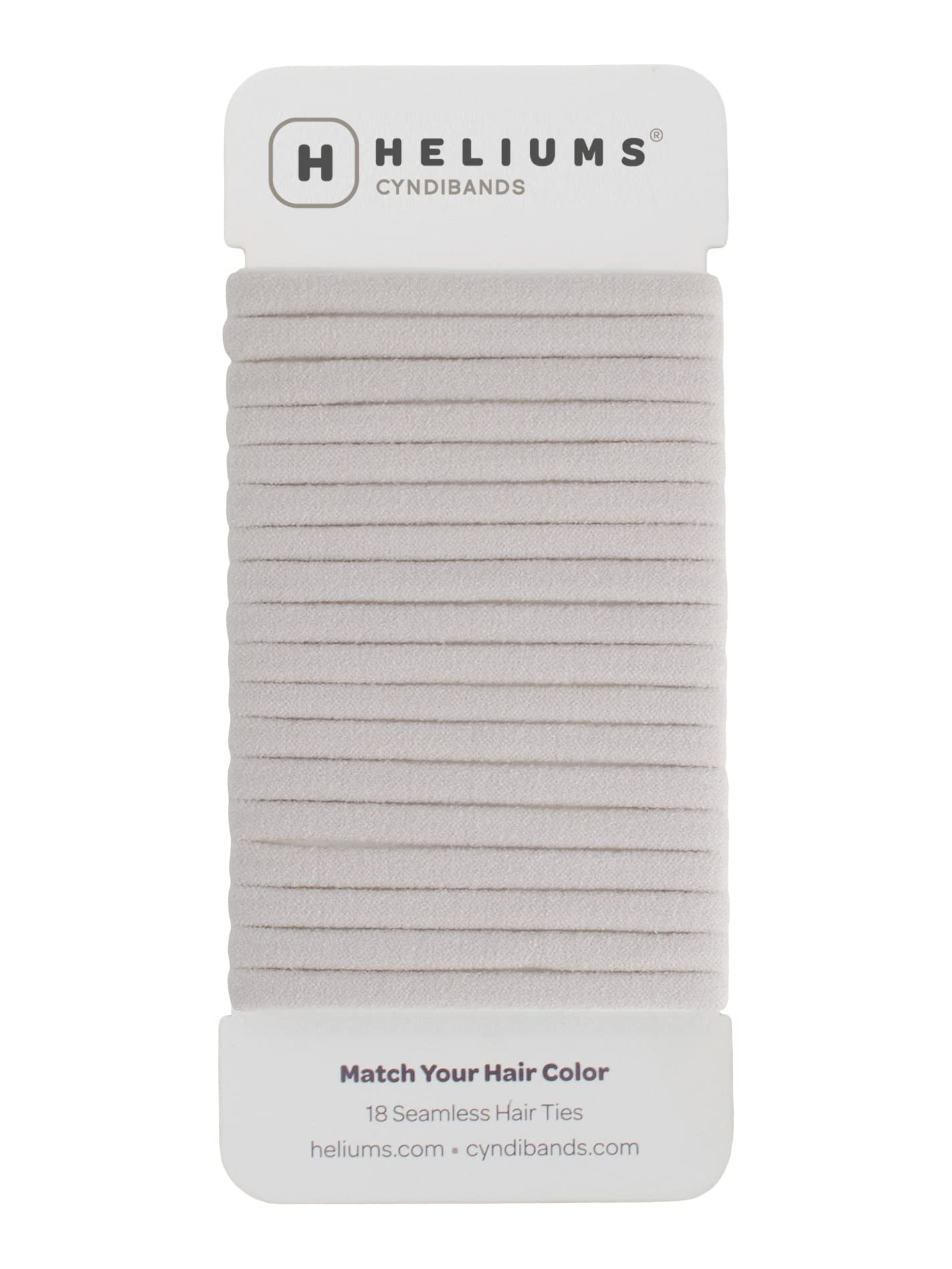 Heliums front pack view showing ash blonde ties and quantity benefit