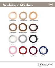 Heliums used on braided hair ends, neat finish without creasing benefit