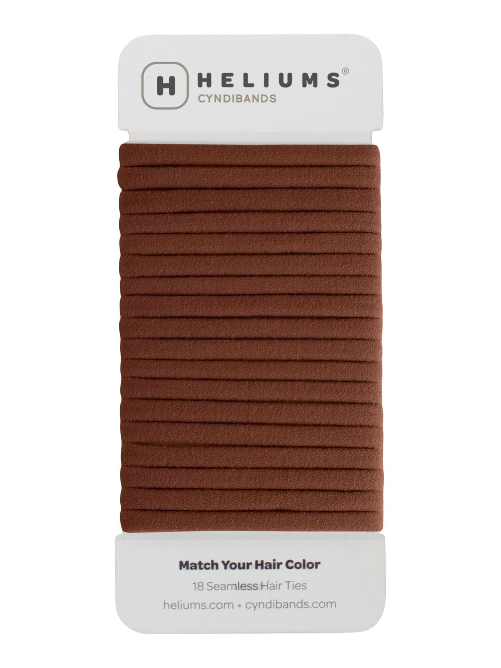 Heliums brown front packaging showing 18-pack and benefits