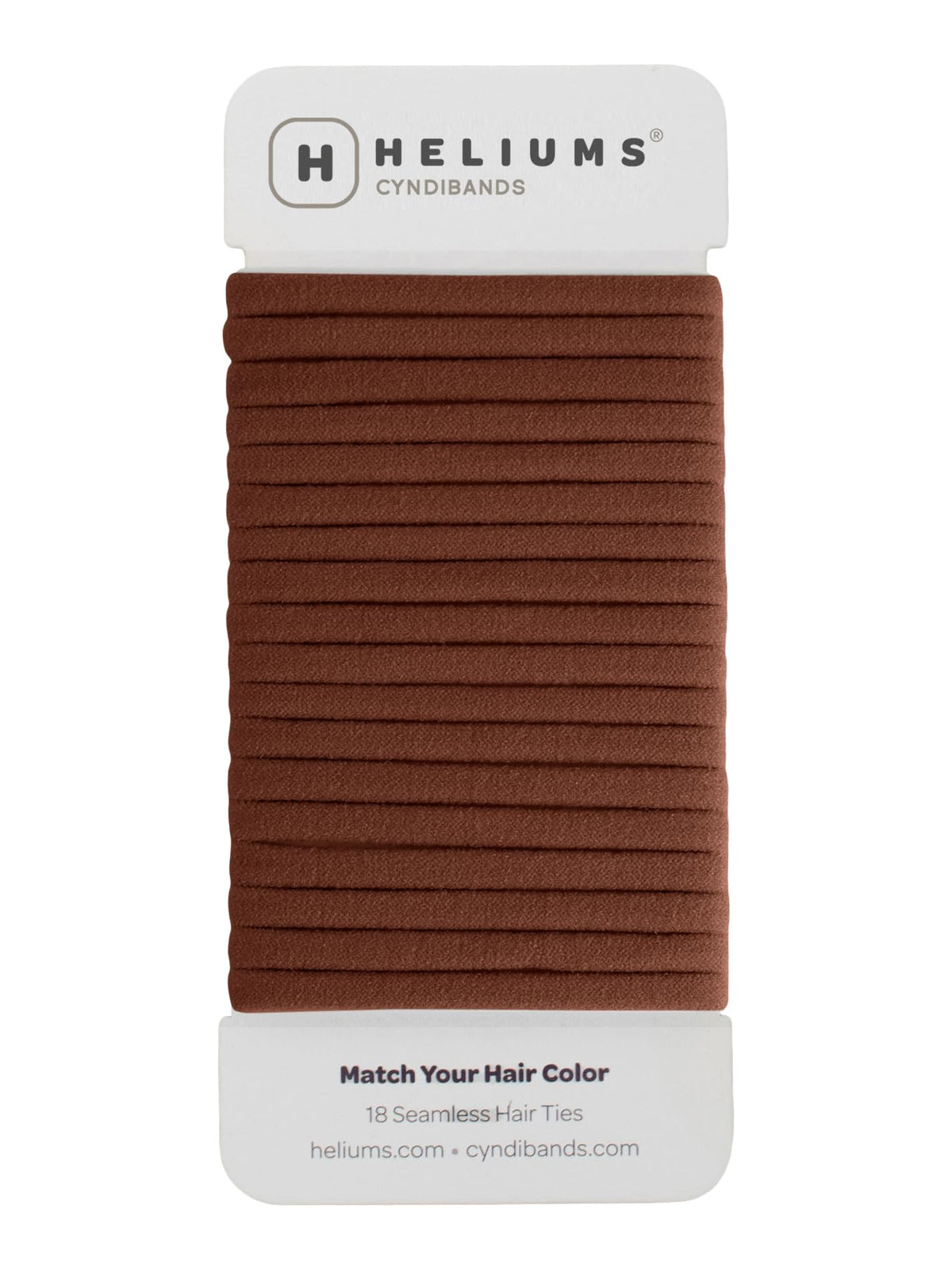 Heliums brown front packaging showing 18-pack and benefits