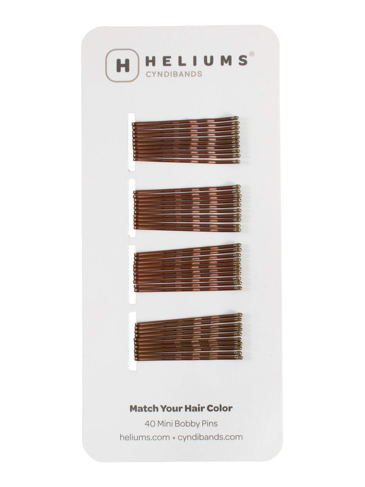 Heliums brown front packaging showing 40-pack and brand benefits