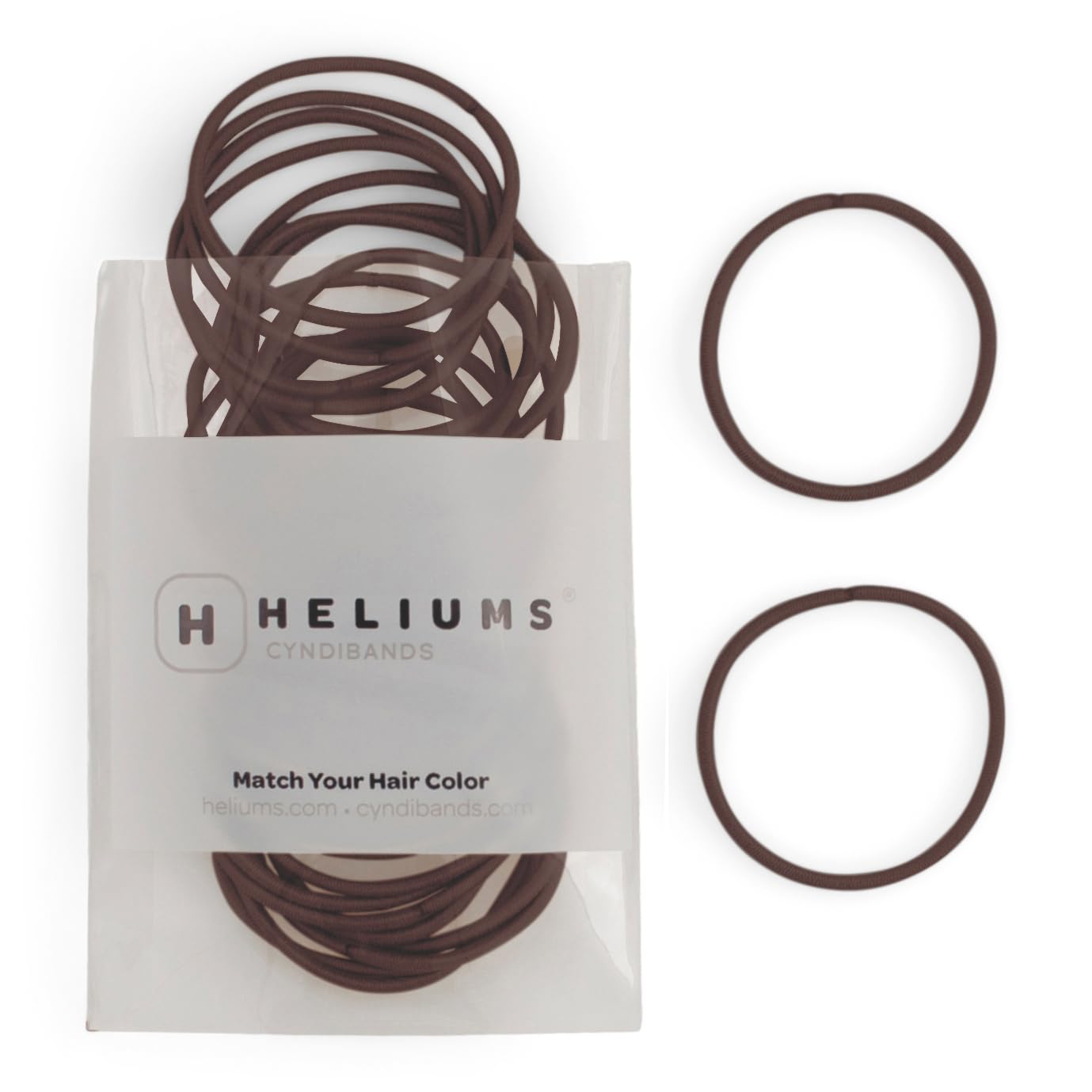 Heliums front packaging showing dark brown 40-count for everyday convenience