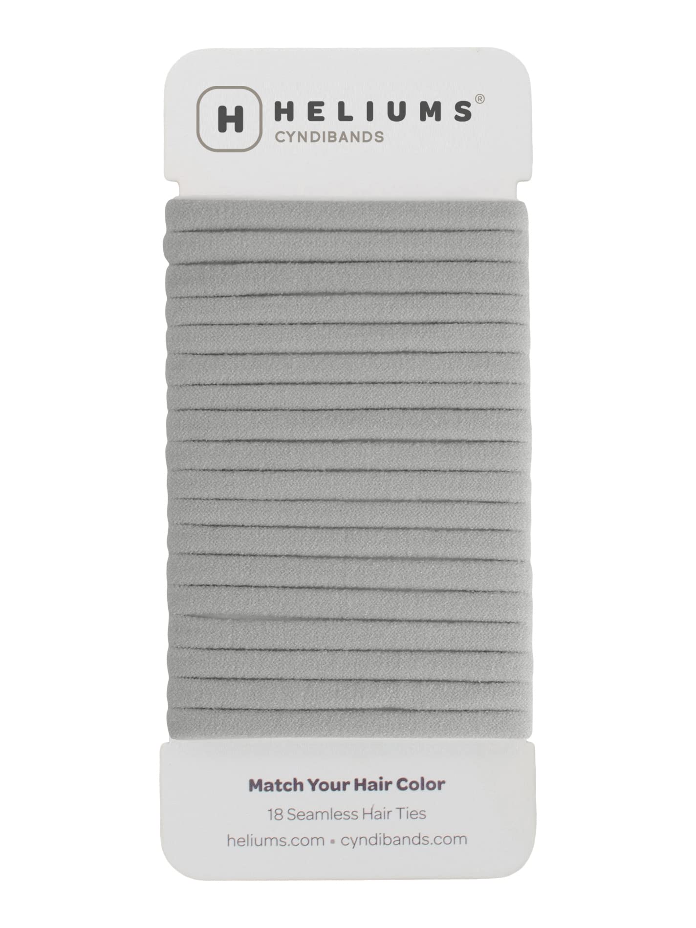 Heliums gray front packaging showing 18-pack and benefits