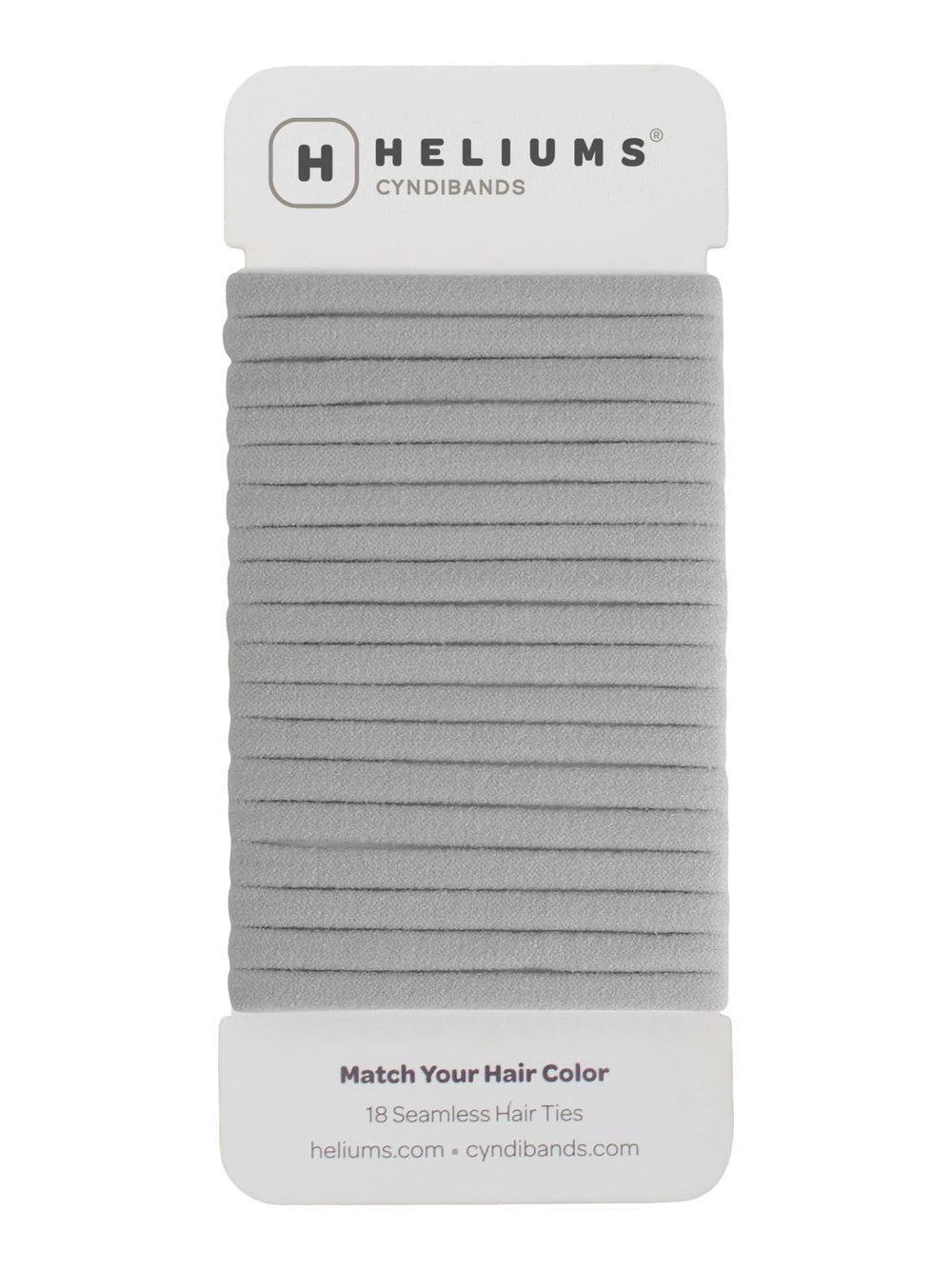 Heliums gray front packaging showing 18-pack and benefits