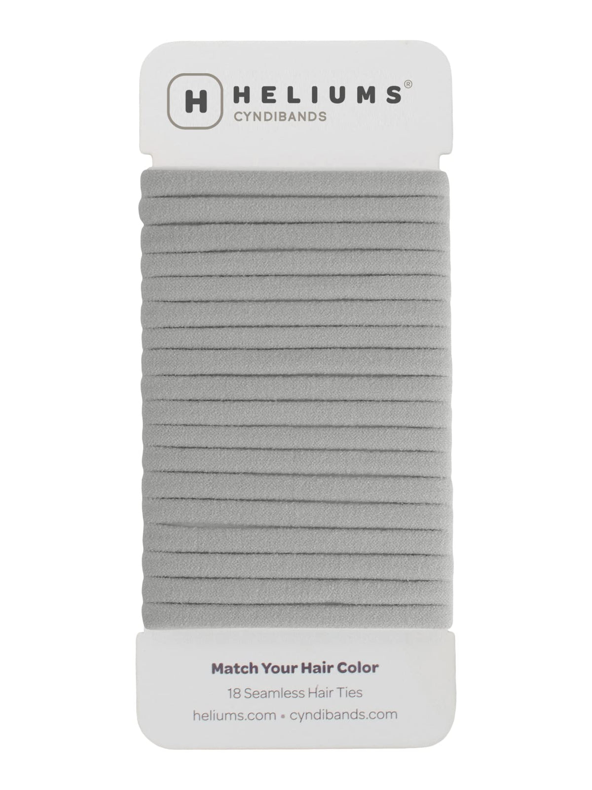 Heliums gray front packaging showing 18-pack and benefits