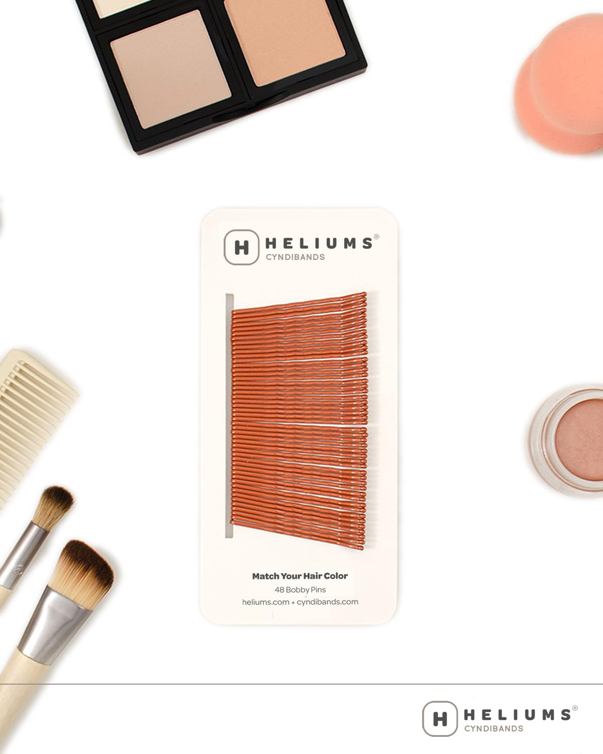 Heliums macro of pin finish showing smooth coating for minimal hair catch