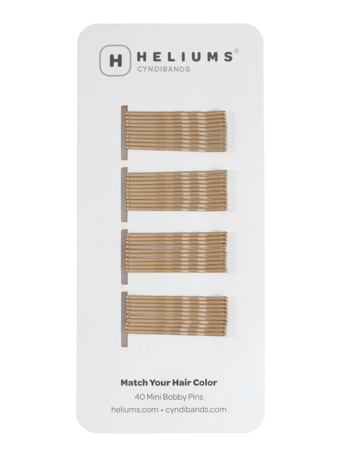 Heliums front pack view showing 40-pack and compact design benefit
