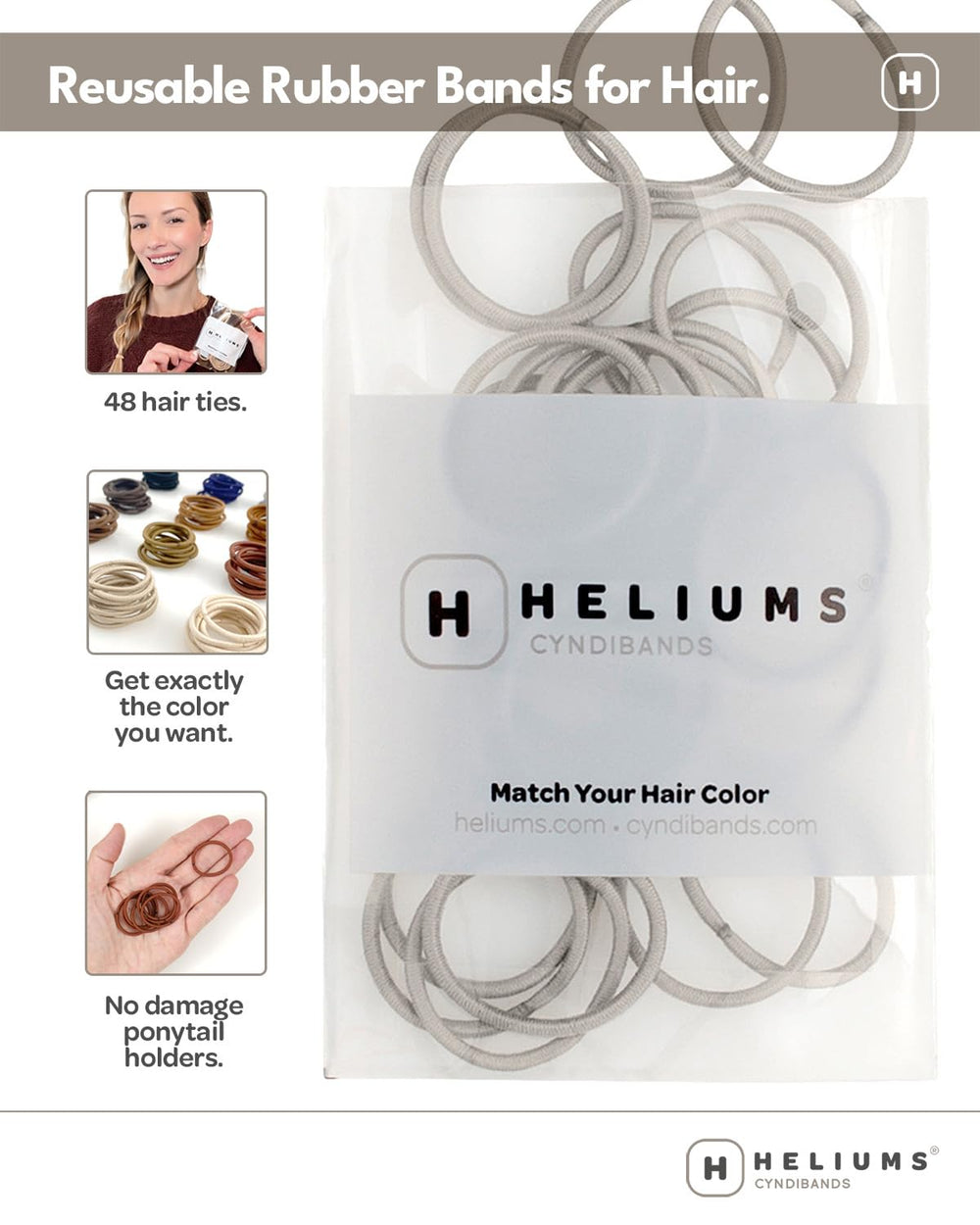 Heliums spread of 48 bands showing ample count and organization