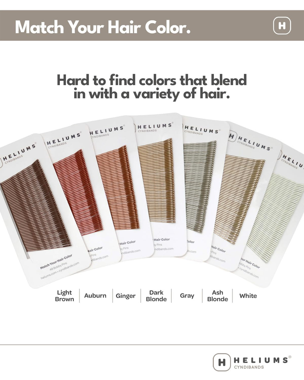 Heliums side profile displaying two-inch length for medium hold and versatility