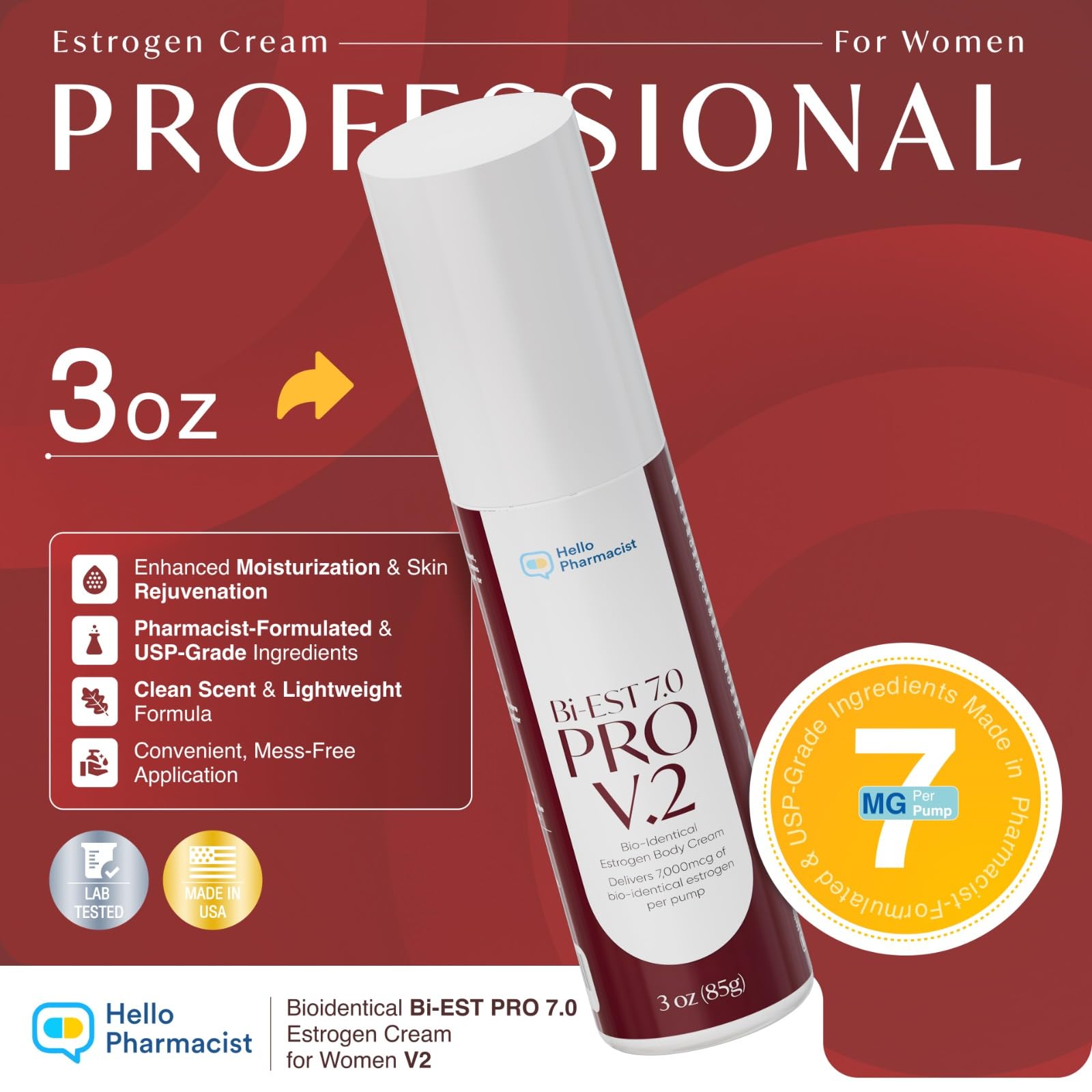 HelloPharmacist being applied to forearm demonstrating targeted moisturization benefit