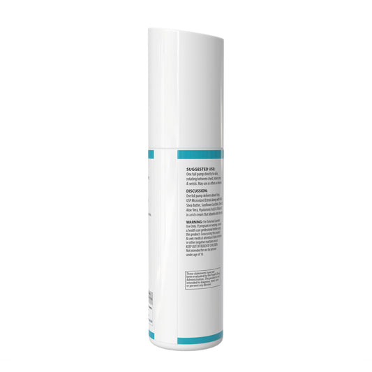 HelloPharmacist cream texture closeup showing smooth hydration and fast absorption