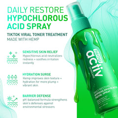 HEMPACTIV close-up nozzle detail demonstrating fine comfortable mist