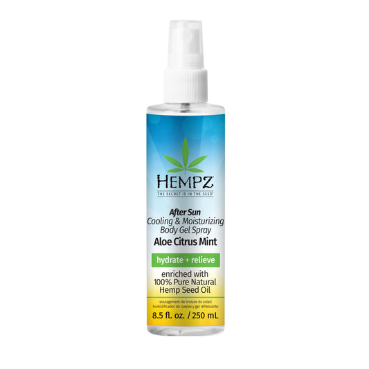 Hempz bottle front packaging showing label and scent benefits