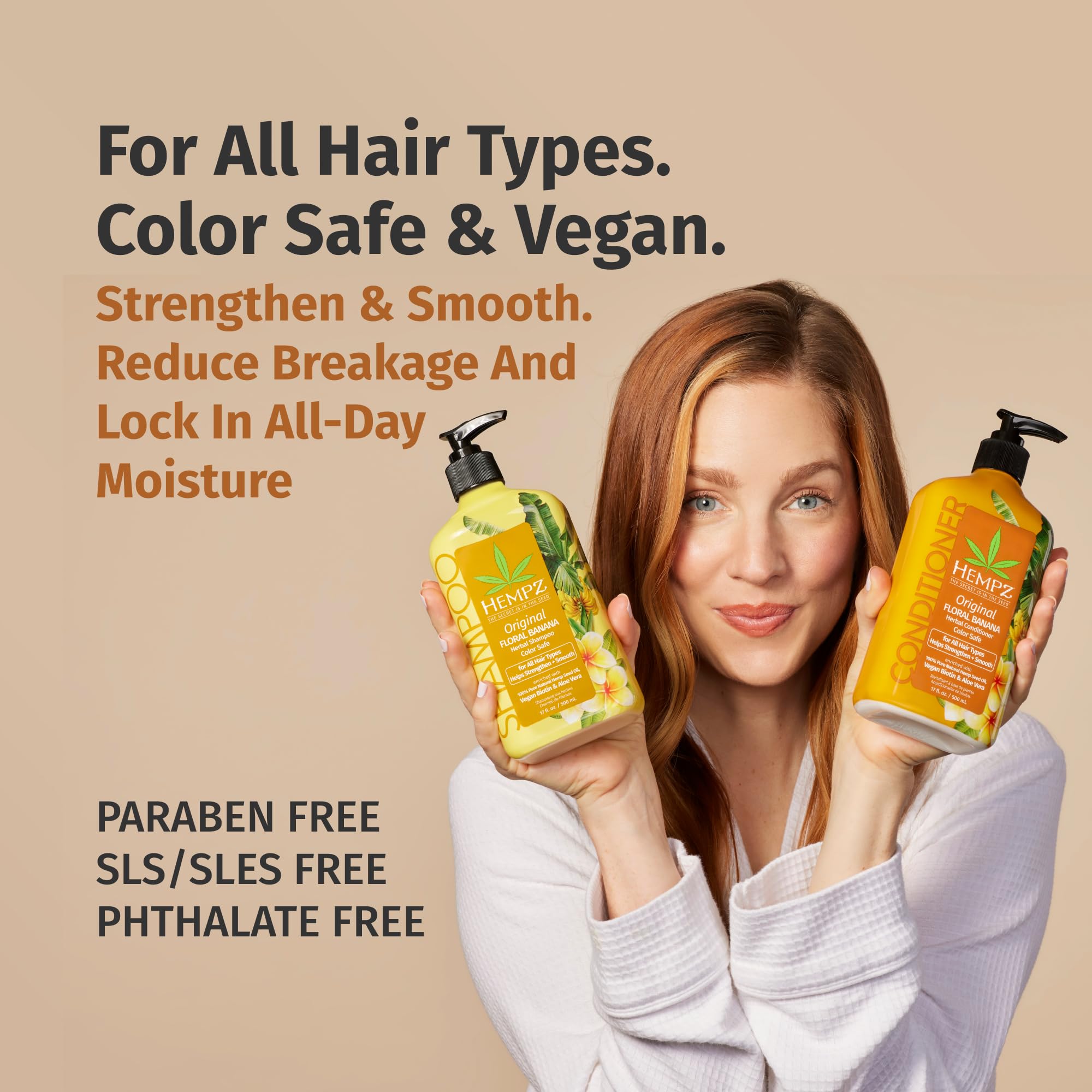Hempz conditioner cream closeup showing smooth nourishing consistency