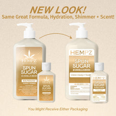 Hempz cream texture close-up showing smooth hydration benefit