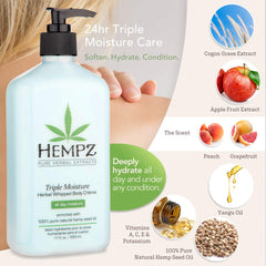 Hempz whipped cream texture close-up showing airy mousse and quick absorption