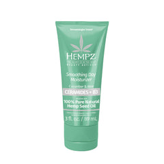 Hempz front packaging showing 3 oz jar and calming cucumber-a aloe scent benefit