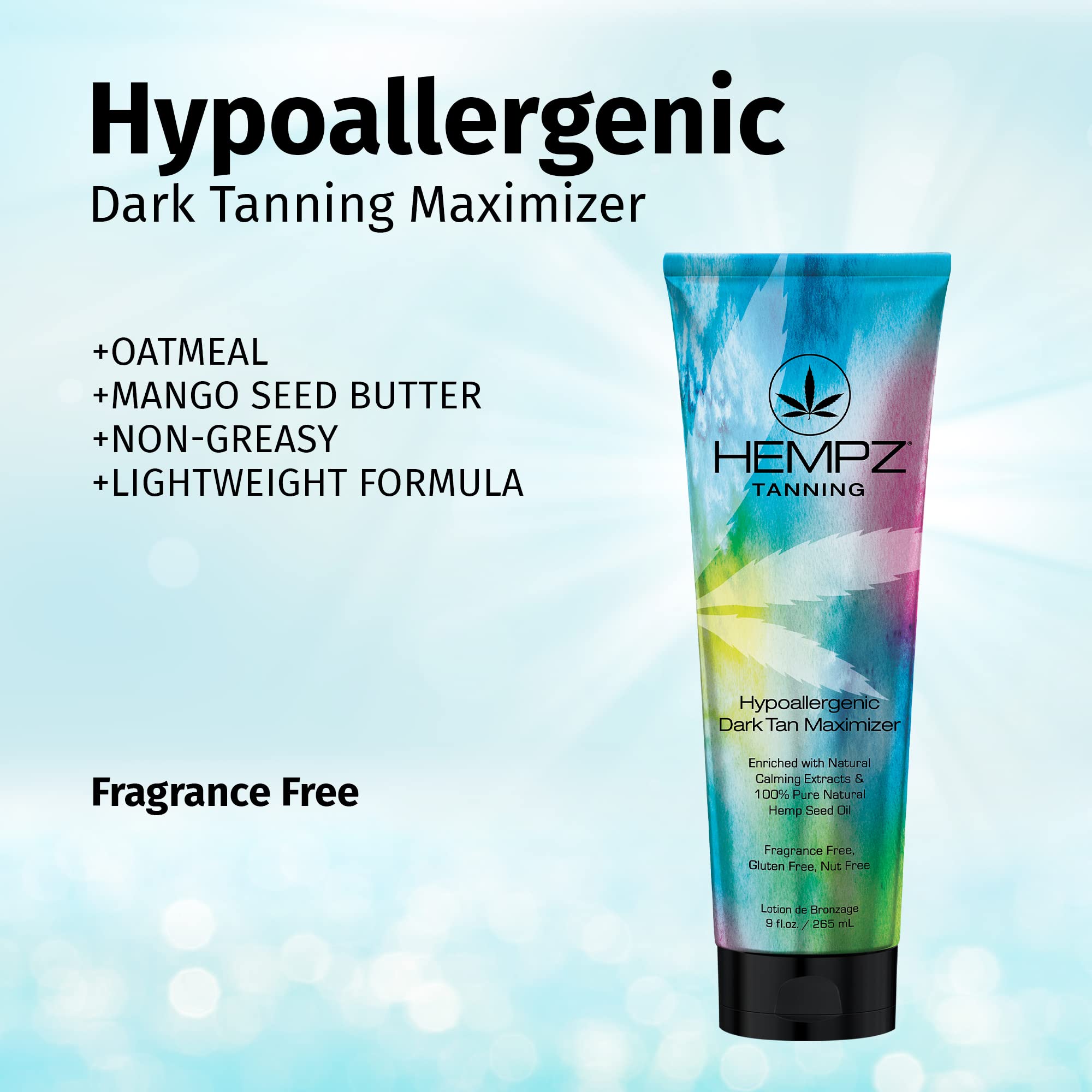Hempz lotion texture close-up, demonstrating creamy consistency for even application