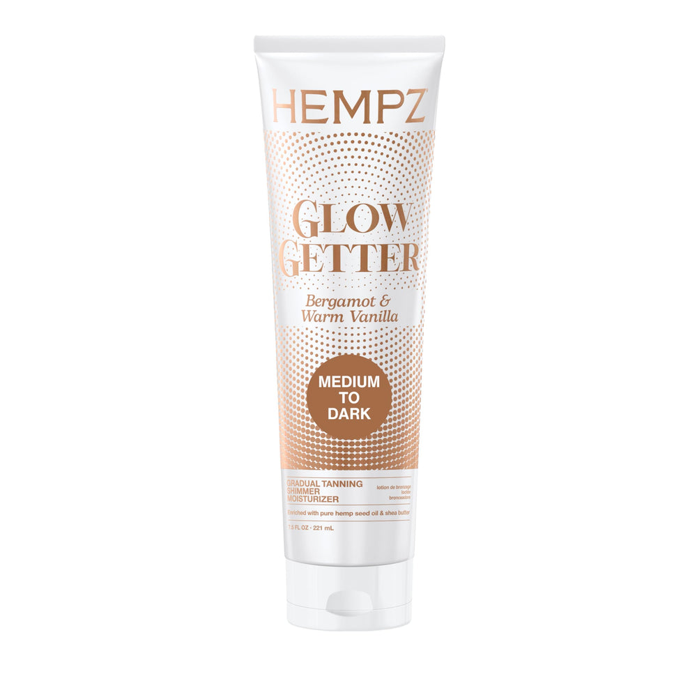 Hempz bottle front packaging showing label and 7.5 oz size, clear product identity and use benefit