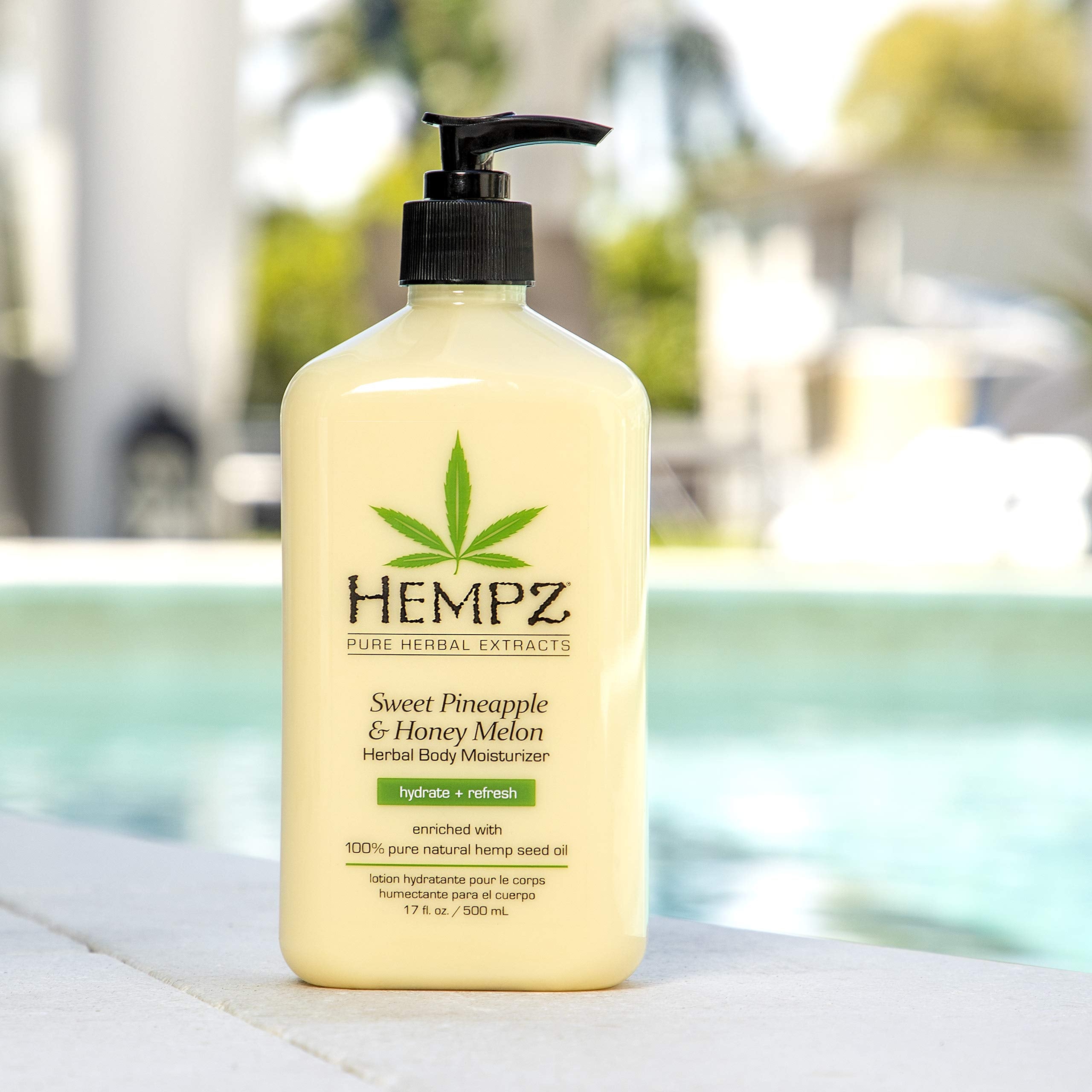 Hempz hand application in use demonstrating silky spread and quick skin nourishment