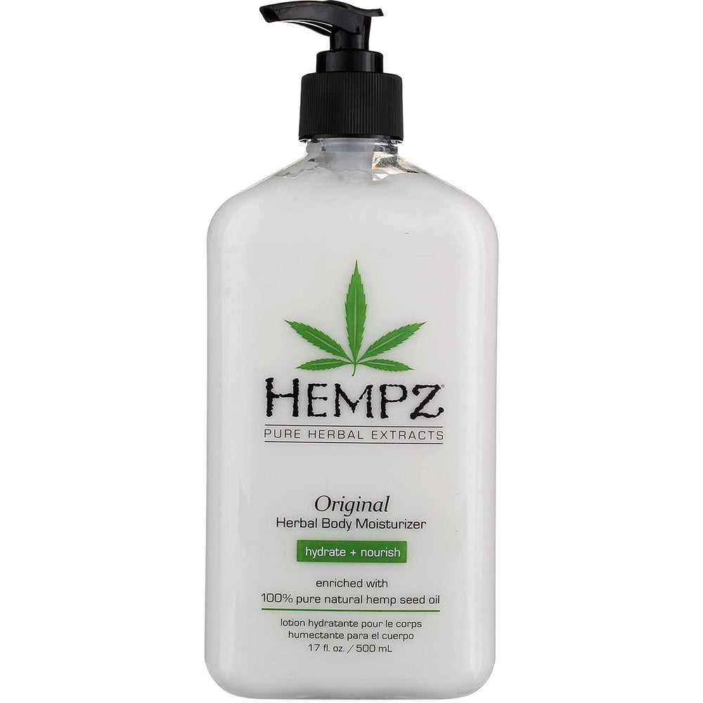 Hempz being applied to hands demonstrating fast-absorbing hydration benefit