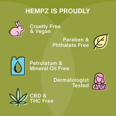 Hempz bottle on bathroom shelf lifestyle scene for daily routine benefit
