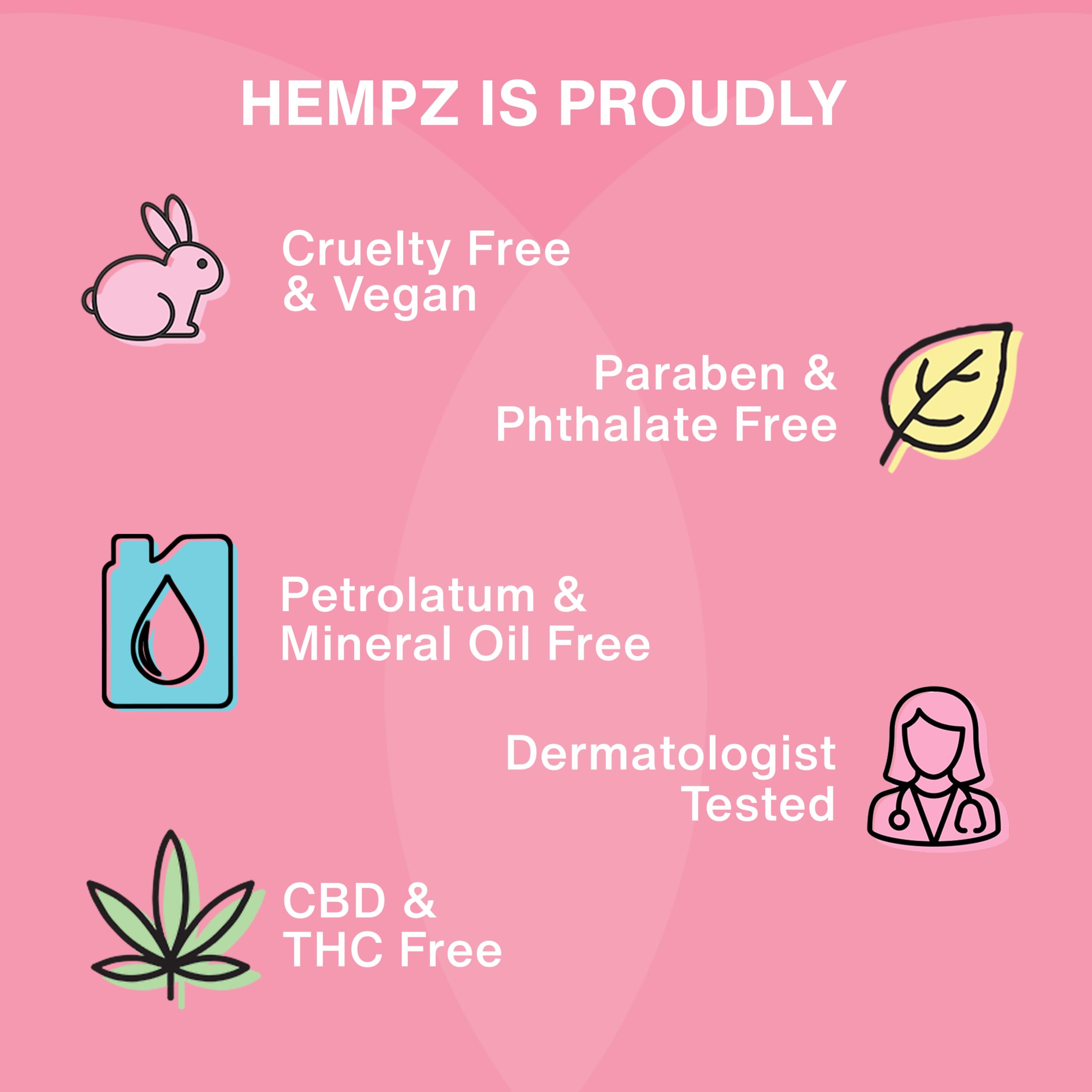Hempz on bathroom shelf in lifestyle setting highlighting vegan and cruelty-free appeal