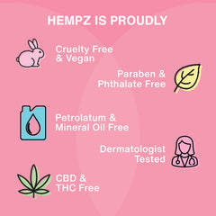 Hempz on bathroom shelf in lifestyle setting highlighting vegan and cruelty-free appeal