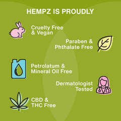 Hempz jar on bathroom shelf suggesting everyday routine benefit