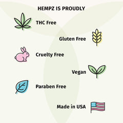 Hempz jar on bathroom vanity lifestyle shot offering everyday luxury benefits