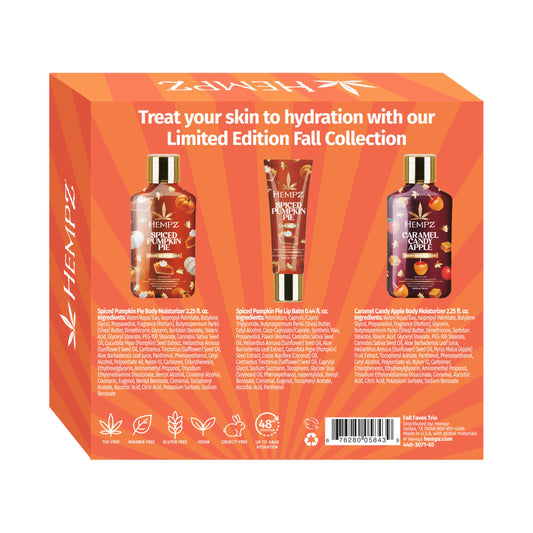 Hempz Spiced Pumpkin Pie lotion bottle close-up highlighting nourishing texture