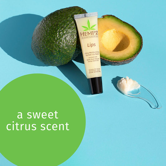 Hempz texture close-up of balm surface highlighting smooth moisturizing finish