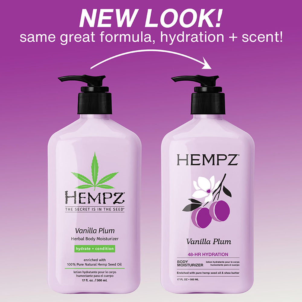 Hempz pump detail highlighting easy dispensing and quick, clean use