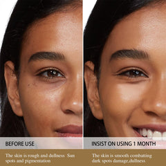 HENGRUNXIN ingredient label closeup showing rice and probiotic highlights benefit: nourishing formula