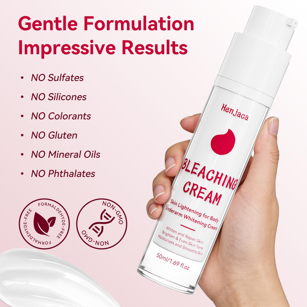 Henjaca on bathroom counter lifestyle image showing daily routine benefit