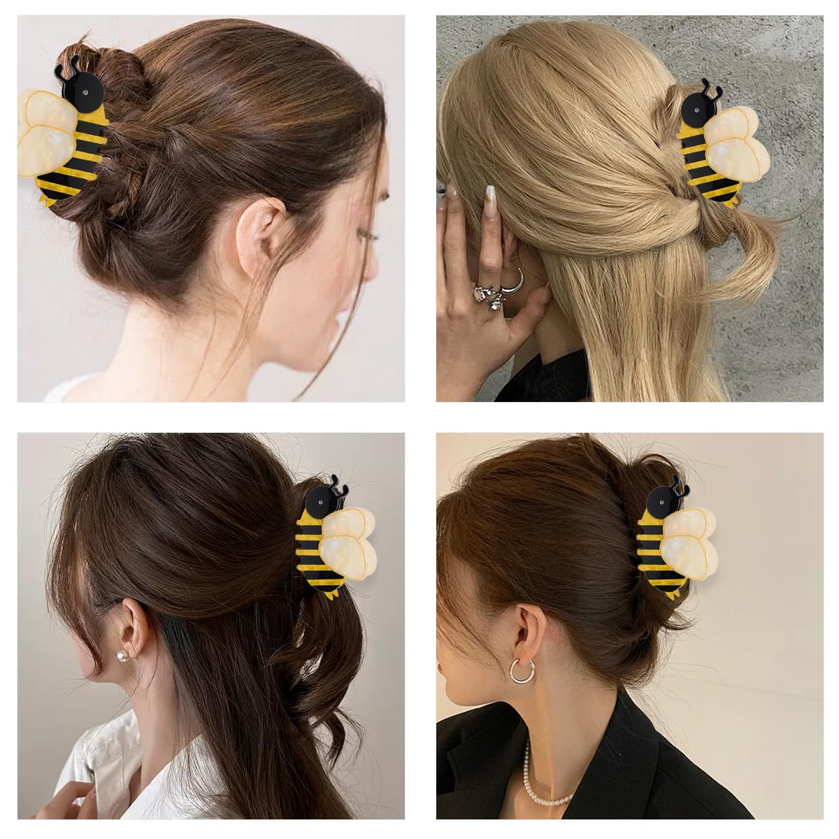 Heogacinlia clip paired with outfit adds playful accent to look