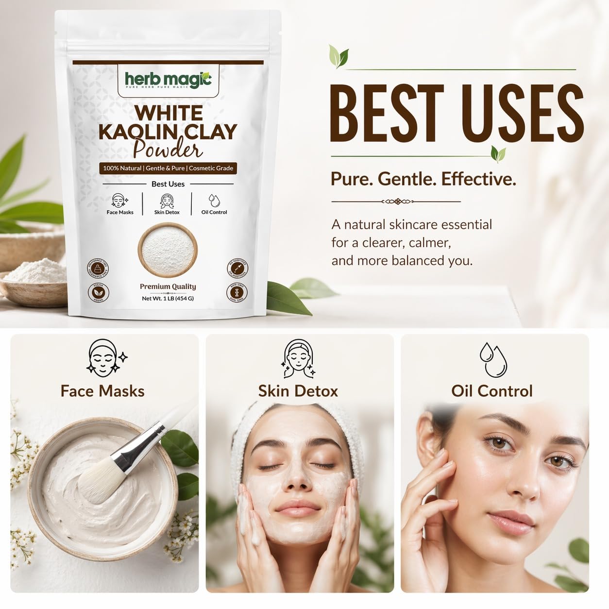 Herb Magic mask mixing bowl with clay combined for DIY skincare prep