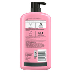 Herbal Essences after-use photo of shiny smooth hair demonstrating visible manageability