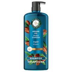 Herbal Essences bottle front packaging showing product and benefits