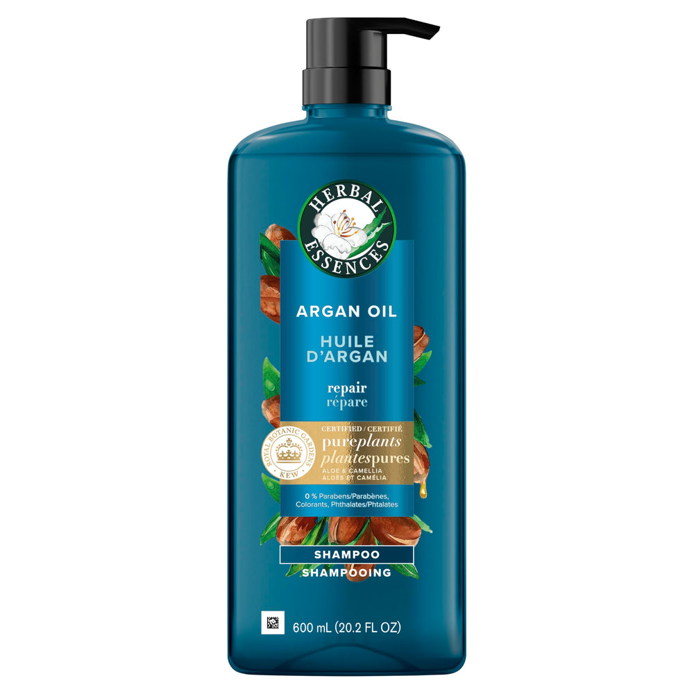 Herbal Essences camellia and aloe botanicals showing natural sourcing benefit