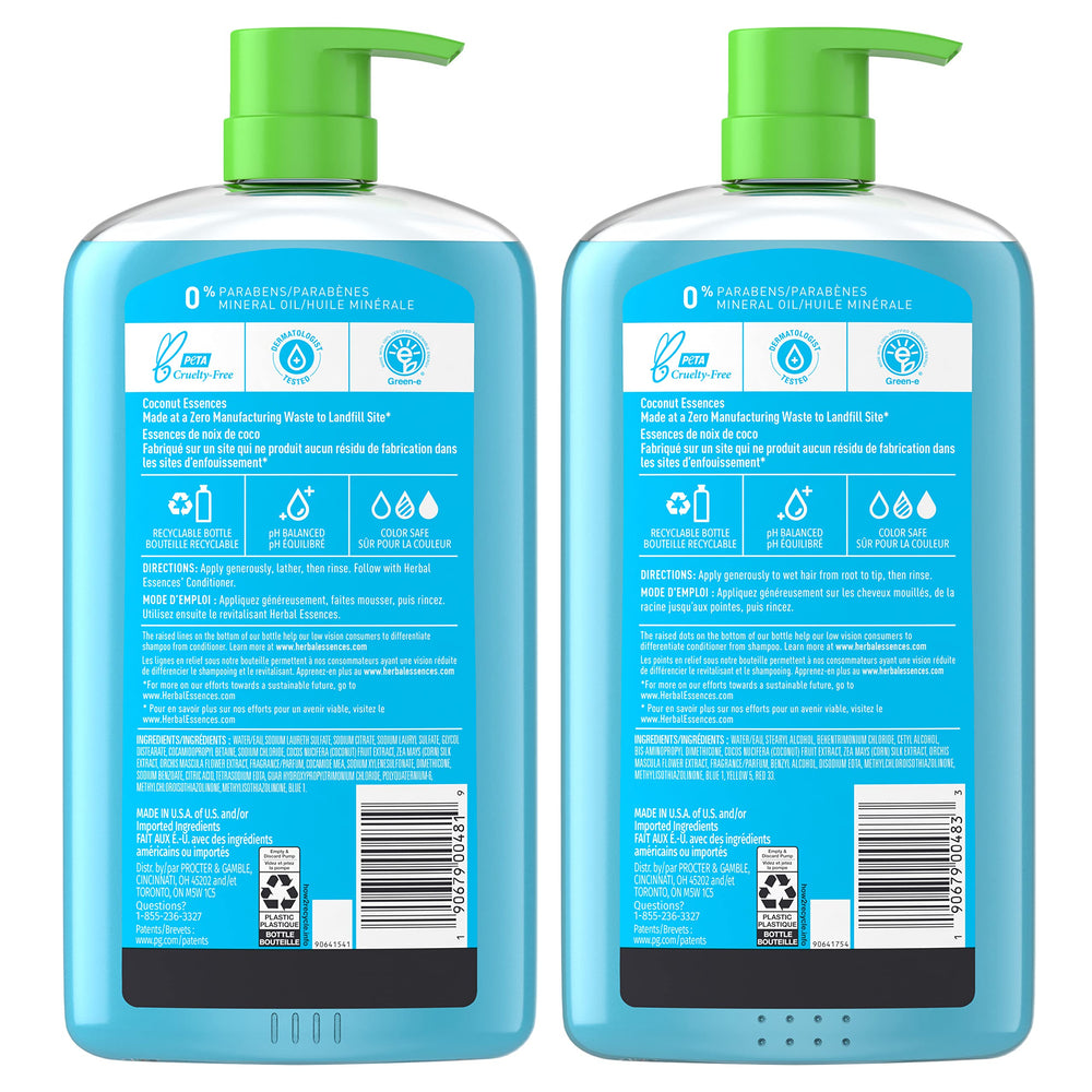 Herbal Essences set in a bathroom lifestyle scene conveying nourishing routine benefit